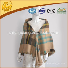 China Factory Woven Multi-purpose Blanket Design Tartan Check Blanket For Women